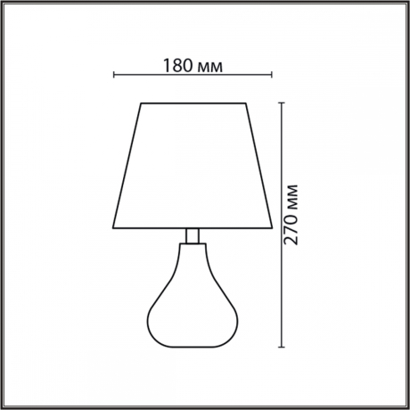 Настольная лампа декоративная Lumion NAINA 8184/1T 