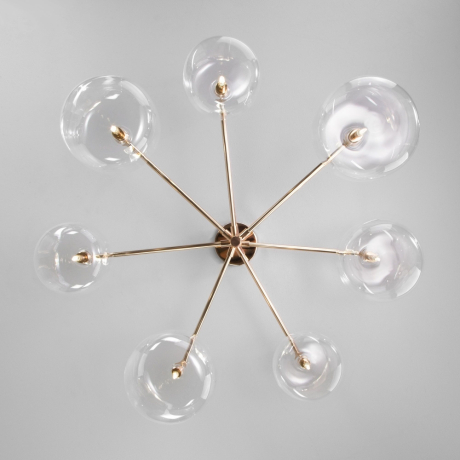 Люстра на штанге Eurosvet Jar 70128/7 золото 