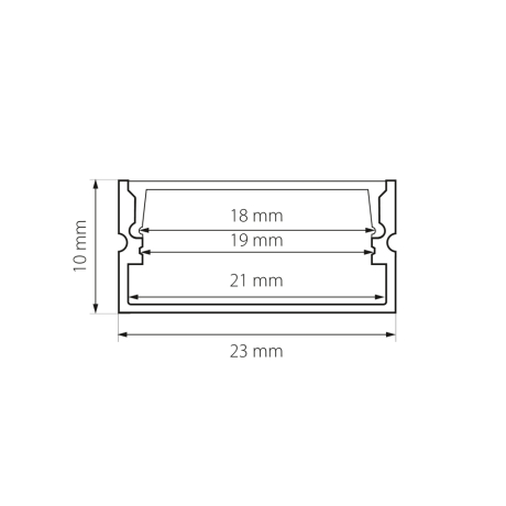 Короб накладной Lightstar Profiled 419211 