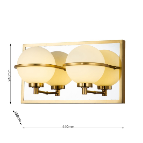 Бра в комплекте с Led лампами Favourite 3013-2W+Lamps 