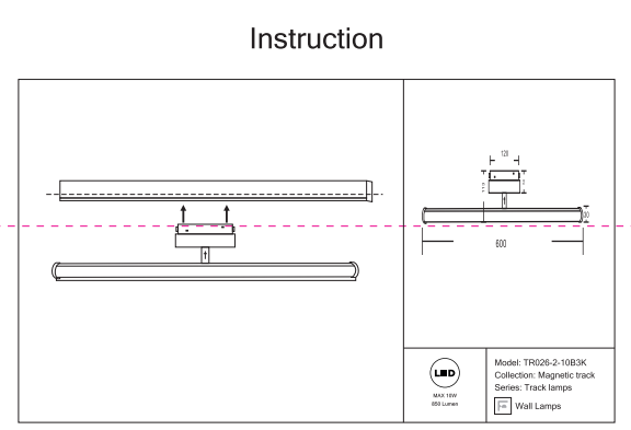 Светильник на штанге Maytoni Track lamps 3 TR026-2-10B3K 