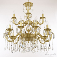 Подвесная люстра Bohemia Ivele Crystal AL7901 AL79101/10+5/250/2D A AG