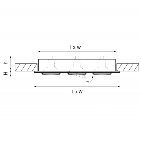 Встраиваемый светильник Lightstar Singo 011623 