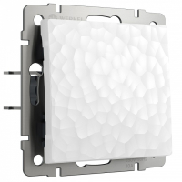 Выключатель одноклавишный без рамки Werkel Hammer белый W1210001