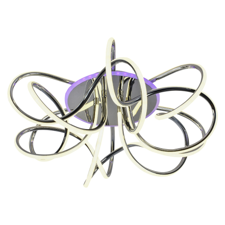 Светодиодная диммируемая люстра с ПДУ Profit Light 18065 CHR 