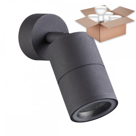 Уличный светильник с лампочкой Odeon Light Corsus 4207/1C+Lamps Gu10