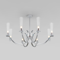 Люстра на штанге Eurosvet Rosher 60141/8 хром