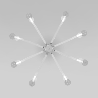 Люстра на штанге Eurosvet Rosher 60141/8 хром