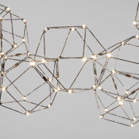 Подвесная люстра Eurosvet Uma 90168/14 черный жемчуг