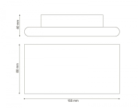 Накладной светильник Lucia Tucci Aero AERO W204 bianco LED