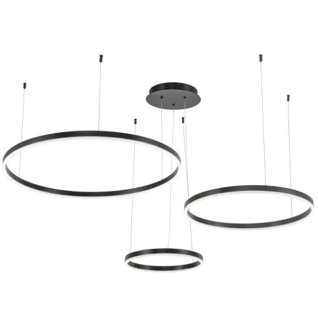 Подвесная светодиодная диммируемая люстра с пультом ДУ Stilfort Planetary 4005/02/03P+CB 