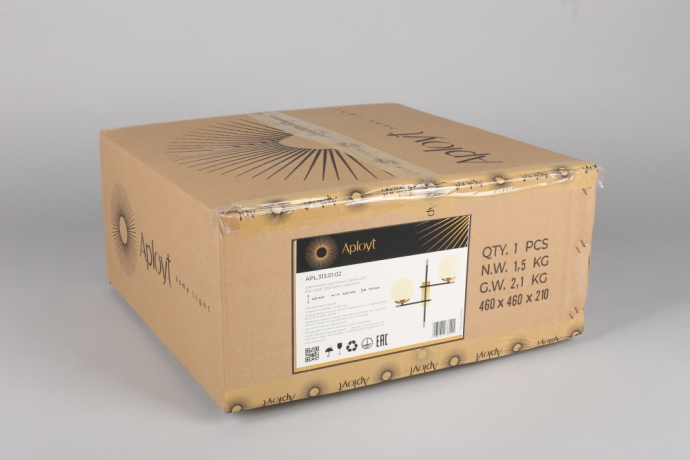 Бра с лампочками APLOYT APL.313.01.02+Lamps 