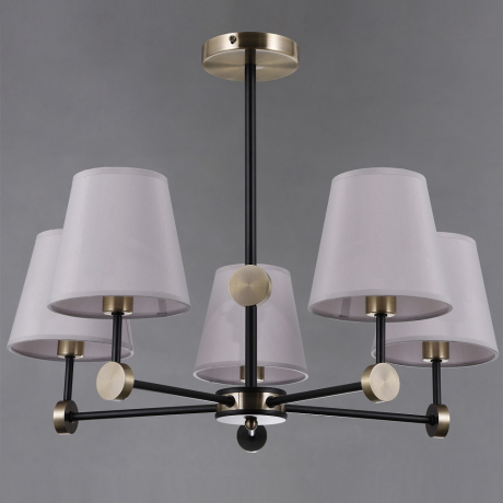 Люстра на штанге Illumico IL0394-5CSQ-24 BK AB CASTOR (1428959) 