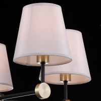 Люстра на штанге Illumico IL0394-5CSQ-24 BK AB CASTOR (1428959)