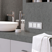 Рамка на 3 поста Werkel Platinum (алюминий) W0032606