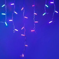 2,4*0,6м. Уличная гирлянда бахрома RGB Ardecoled 230V ARD-Edge-Classic-2400X600-White-88Led-Live RGB (26022)