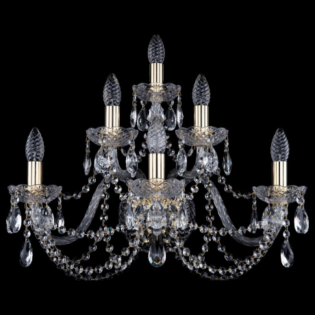 Бра Bohemia Art Classic 11.11 10.11.3+2+1.240.Gd.Sp 