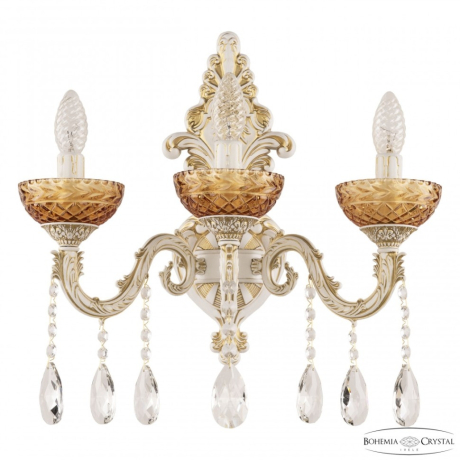 Бра Bohemia Ivele Crystal AL7901 AL7901B15/3/175 A WMG P Amber/M-1F 
