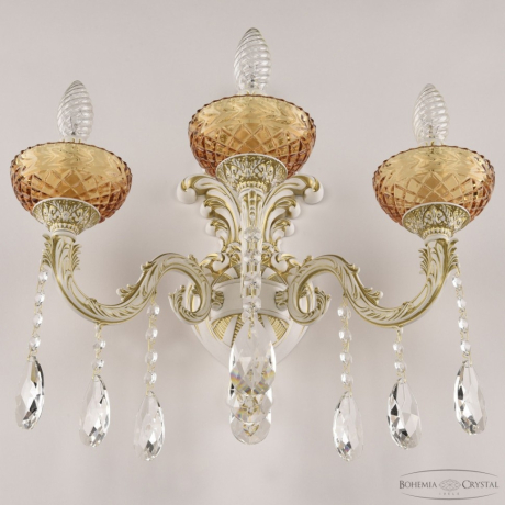 Бра Bohemia Ivele Crystal AL7901 AL7901B15/3/175 A WMG P Amber/M-1F 