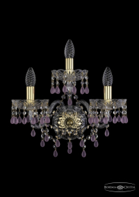 1410B/2+1/160/XL/G/V7010 Бра Bohemia Ivele Crystal