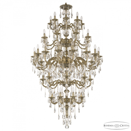 Подвесная люстра Bohemia Ivele Crystal Verona 72101/8+8+16+8+8/360/5d B GB 