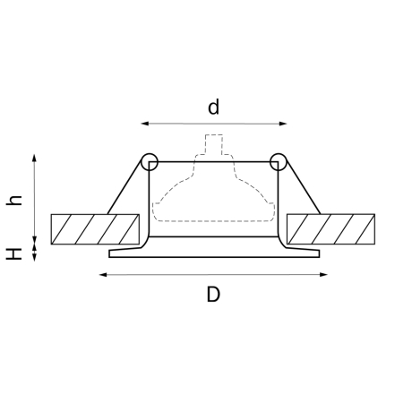 Встраиваемый светильник Lightstar Levigo 010027 