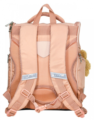 Нарушена упаковка!  <712383> Рюкзак LOREX KIDS CLASSIC COOKIE BEAR 16 л бежев. 36x28x16 мягкий 1 отд. молния держатель для карточек брелок д/девочек LXKBPCL-CB (247684)