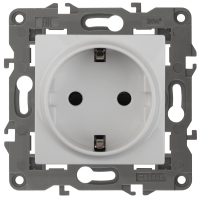 Розетка ЭРА Elegance 2P E Schuko 16A 250V 14-2101-01 Б0034264