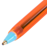 Нарушена упаковка! <795658> Ручки шариковые BRAUBERG X-30 ORANGE, КОМПЛЕКТ 12 шт., СИНИЕ, пишущий узел 1 мм, линия письма 0,5 мм, 144334