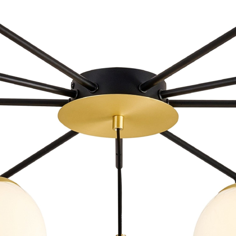 Потолочная люстра с ламочками, комплект от Lustrof. №384977-617022 