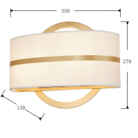 Бра на стену со светодиодными лампами, комплект от Lustrof. №231146-618192