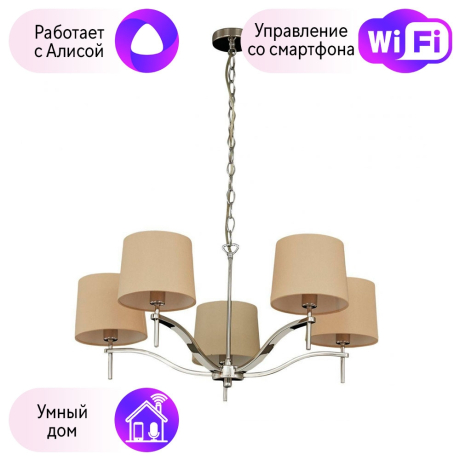 Подвесная люстра Divinare Soprano с поддержкой Алиса 1341/02 LM-5-A 