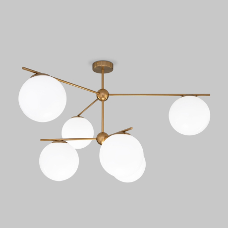 Потолочный светильник со стеклянными плафонами Eurosvet Marbella 60147/6 (a063851) 