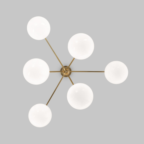 Потолочный светильник со стеклянными плафонами Eurosvet Marbella 60147/6 (a063851) 