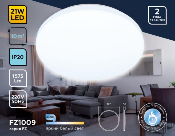 Накладной светильник Ambrella Light FZ FZ1009 