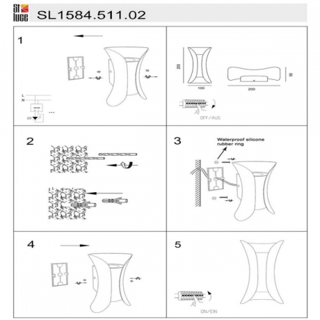 Накладной светильник ST-Luce Cosetto SL1584.511.02