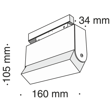 Накладной светильник Maytoni Technical BASIS TR013-2-10W3K-B