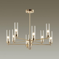 Люстра на штанге со светодиодными лампочками E14, комплект от Lustrof. №369397-627416