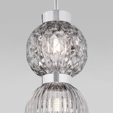 Подвесной светильник Eurosvet Plaza 50186/2 хром 