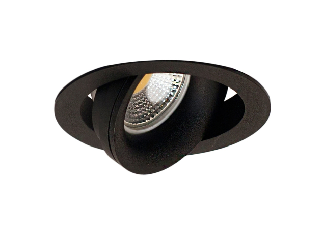 Встраиваемый поворотный светильник Donolux Dl18412/01TR Black 