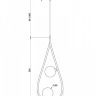 Подвесной светильник Freya Perlina FR4005PL-02B 
