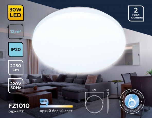 Накладной светильник Ambrella Light FZ FZ1010