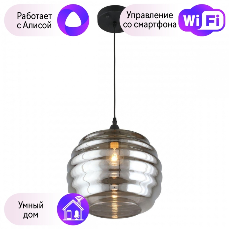 Светильник с поддержкой Алисы подвесной APLOYT APL.605.16.01-A 