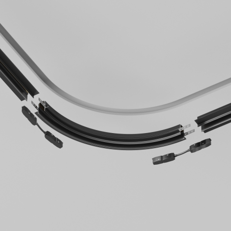 Соединитель радиусный для трека Maytoni Technical Accessories for tracks Exility TRA044-angle.12B