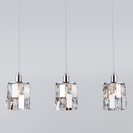 Подвесной светильник Eurosvet Scoppio 50101/3 хром 