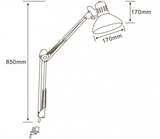 Настольная лампа офисная Arte Lamp Senior A6068LT-1AB 