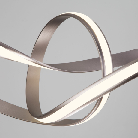 Подвесной светильник Eurosvet Kink 90174/1 сатин-никель 