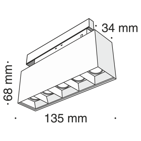 Накладной светильник Maytoni Technical Points TR014-2-10W3K-B 