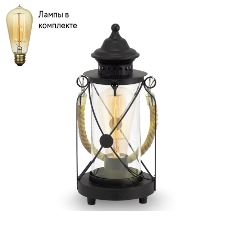 Настольная лампа в комплекте с лампочкой  Eglo 49283+Lamps 
