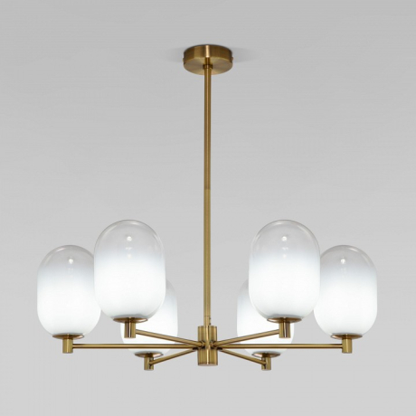 Люстра на штанге Eurosvet Loona 60161/6 латунь 